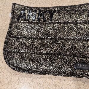 Anky Black and Gold Saddle Pad